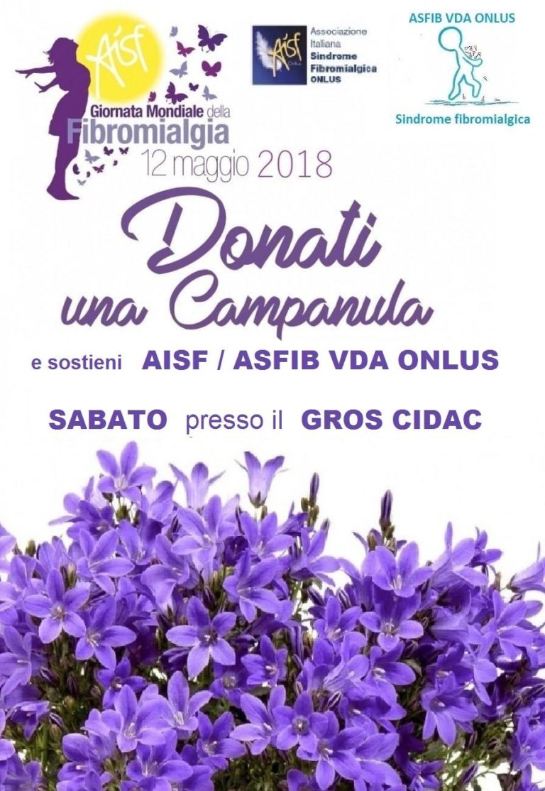 Campanule viola per la Giornata mondiale della Fibromialgia