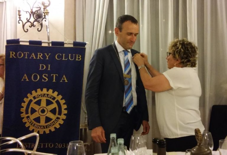 Cesal nuovo presidente del Rotary Club Aosta