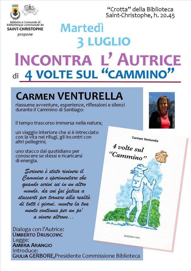 Venturella presenta il suo libro a St-Christophe