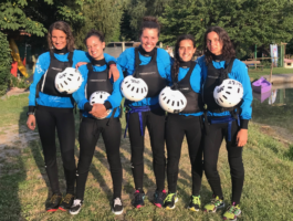 Primo equipaggio femminile valdostano a un Mondiale di Rafting