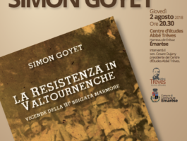 Simon Goyet presenta La Resistenza in Valtournenche