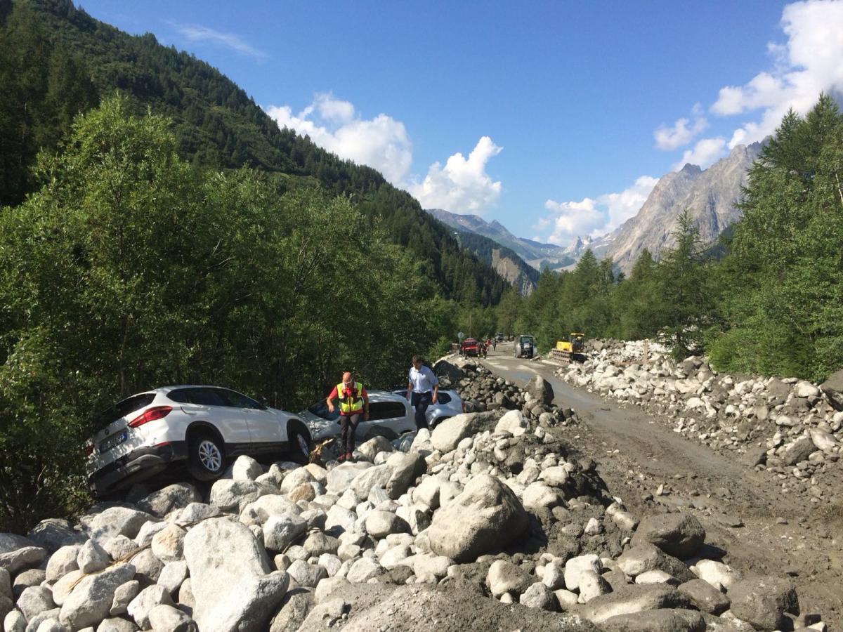 A Courmayeur, quasi 400 sfollati dalla Val Ferret