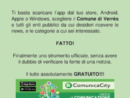Comunica City, un\'App per la comunicazione informativa a Verrès