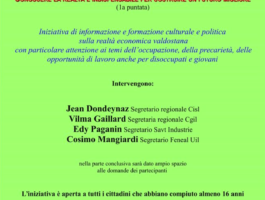 La dura legge dei numeri, Area democratico-Gauche Autonomiste propone incontro informativo