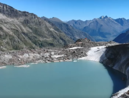 Lago glaciale Grand Croux, si valuta la realizzazione di un canale di scarico