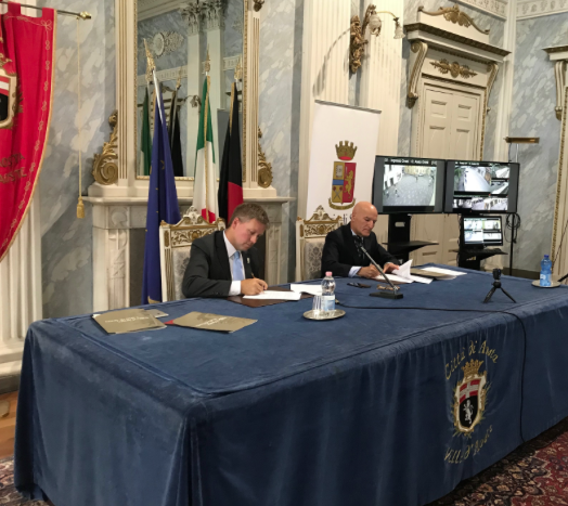Videosorveglianza: il Comune di Aosta e la Questura firmano un protocollo d\'intesa