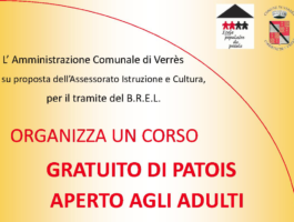 Corso di Patois per adulti, a Verrès