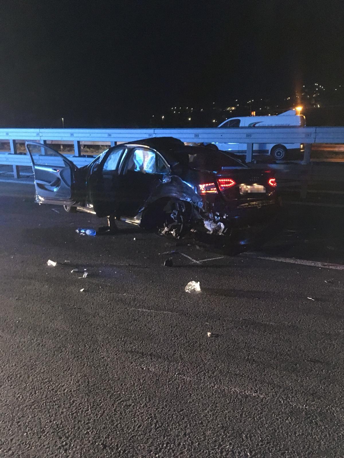 Incidente in autostrada: quattro feriti