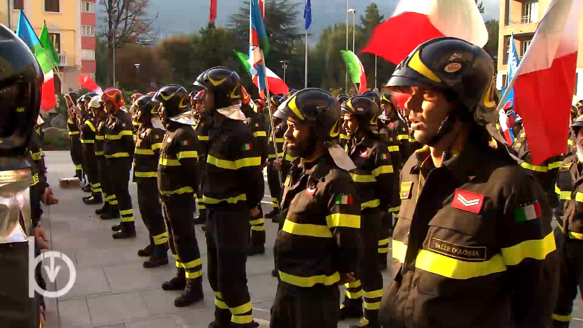 La protesta dei Vigili del Fuoco