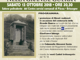 Penne nere: una serata dedicata alla Grande guerra, a Brissogne