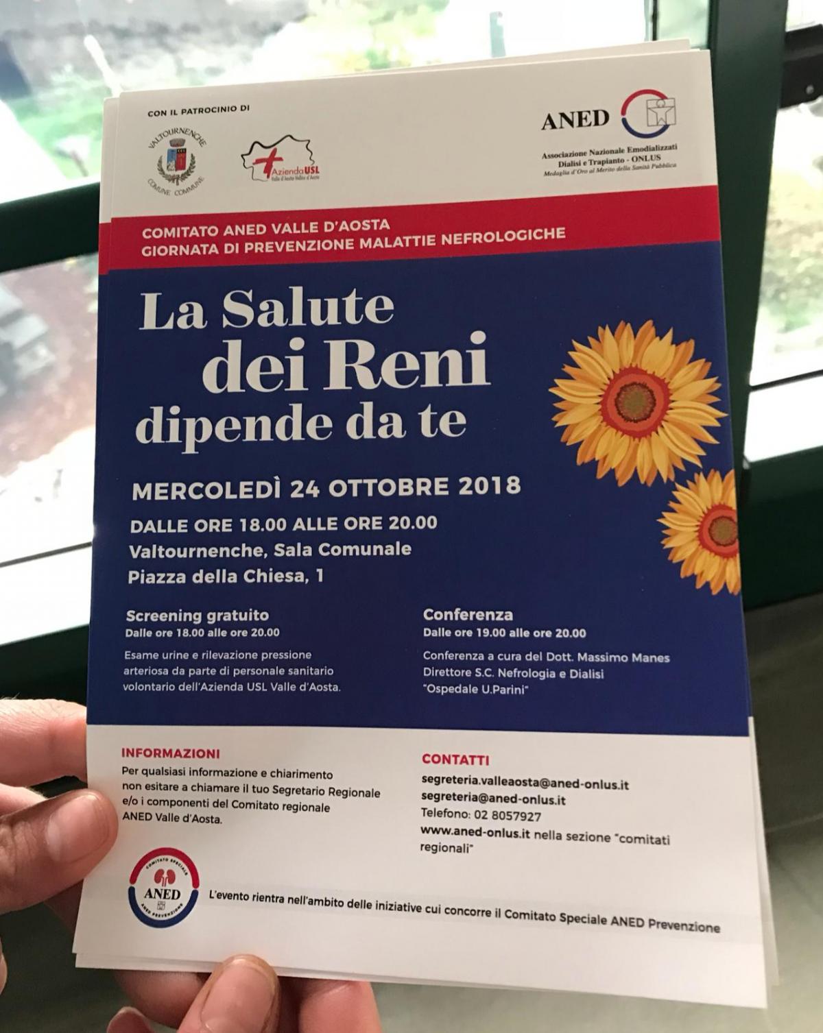 Una serata sulla prevenzione della salute a Valtournenche