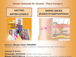 Vaccino antinfluenzale e fuoco di Sant\'Antonio, una serata informativa a Verrès