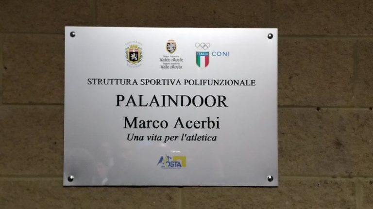 Il Palaindoor è ora intitolato a Marco Acerbi