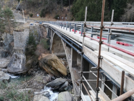 Ponte di Chevril, lavori di rinforzo senza chiusura del traffico