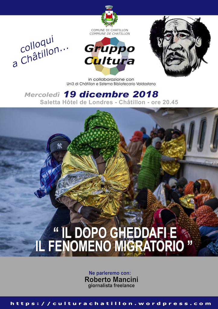 Post Gheddafi e fenomeno migratorio, una serata-evento a Châtillon