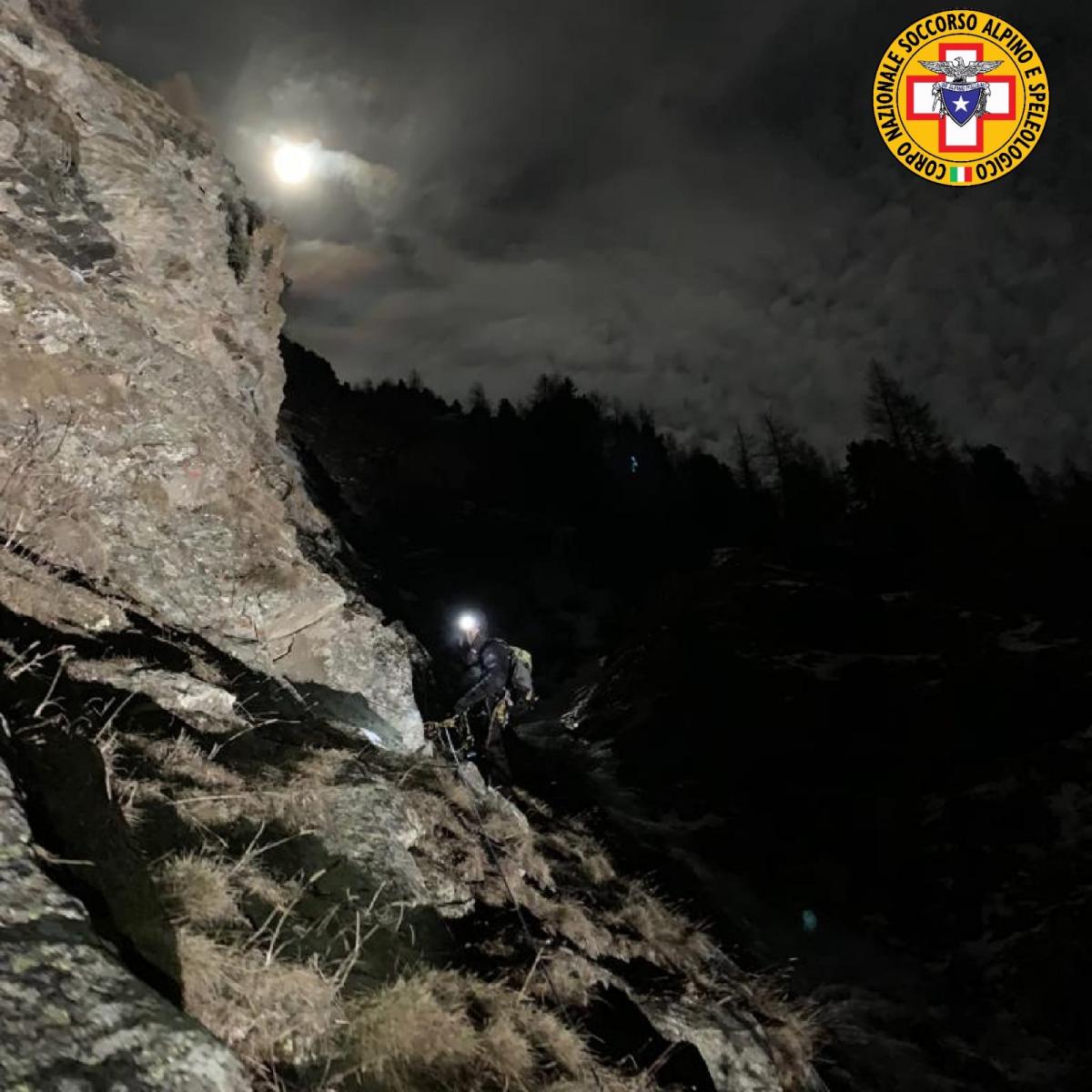 Cinque ghiacciatori tratti in salvo a Cogne