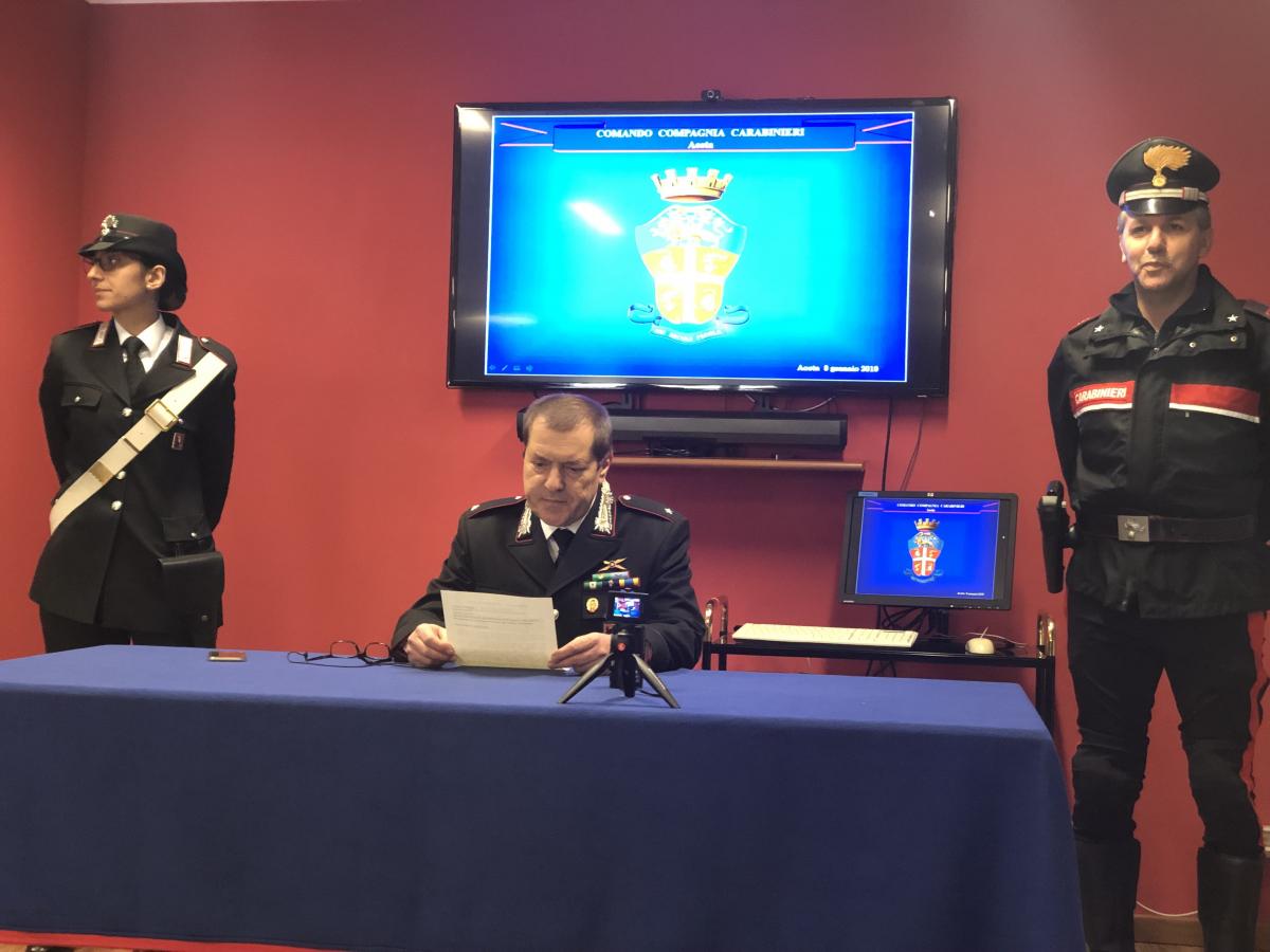 Il 2018 dei Carabinieri di Aosta
