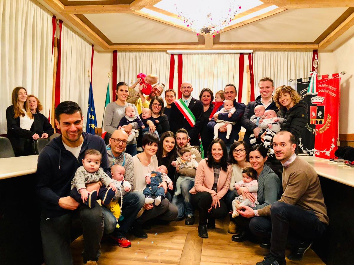 Neonati e maggiorenni festeggiati a Charvensod
