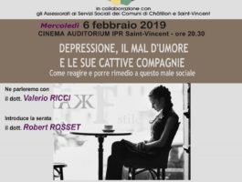 Saint-Vincent, un incontro e un film per riflettere sulla depressione