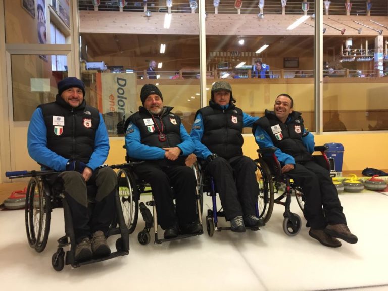 Un week end di gara per il wheelchair curling della Disval