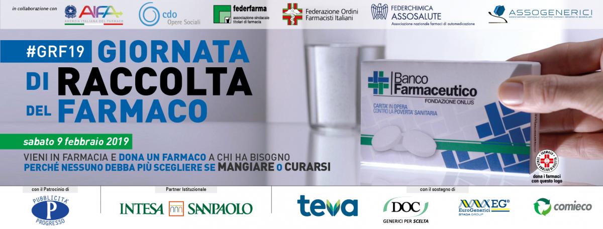 Giornata di raccolta del farmaco 2019