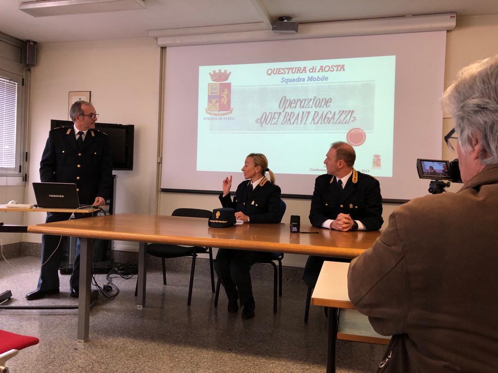 Operazione antidroga in VdA: quattro arresti