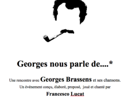 Hommage a Georges Brassens à Aoste