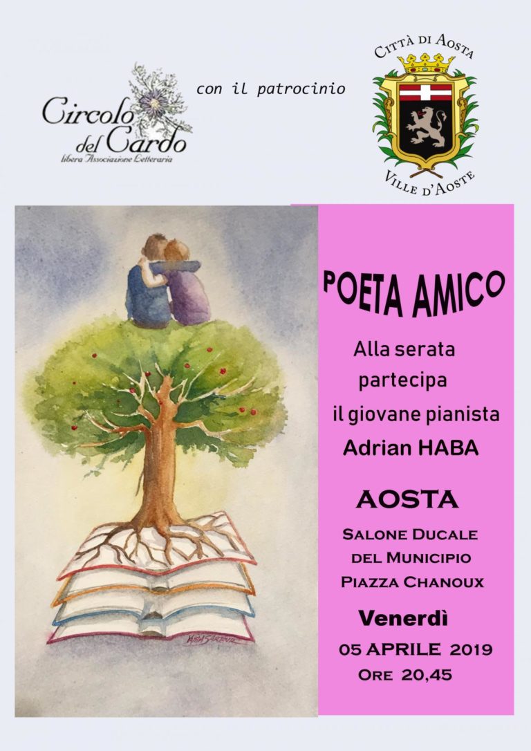 Amicizia, poesia e la musica di Adrian Haba ad Aosta