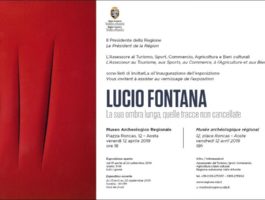 Lo spazialismo di Lucio Fontana in mostra ad Aosta