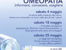Omeopatia : a maggio tre appuntamenti con l\'Agrou