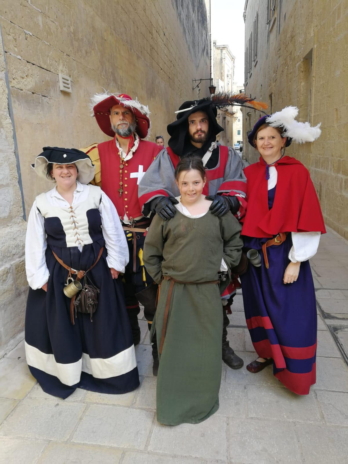 Les Chevaliers de Arpitan a Malta per il Medieval Mdina 2019