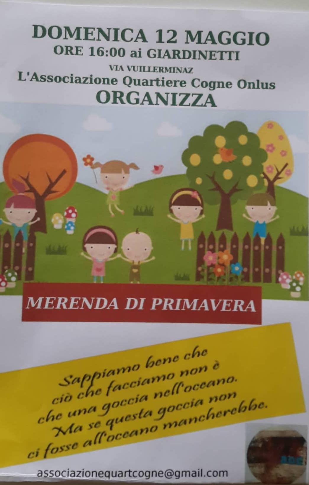Merenda di primavera al Quartiere Cogne