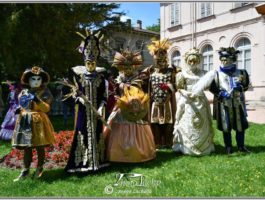 I Masquaoste alla Festa Veneziana di Lugano