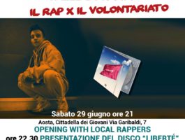 Il rap per il volontariato: una serata con gli artisti valdostani alla Cittadella