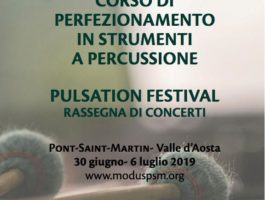 Percussioni e ospiti d\'eccellenza al Pulsation Festival a Pont-Saint-Martin