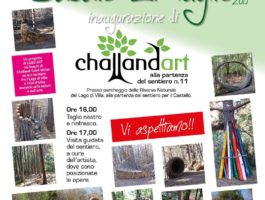 ChalLandArt, un percorso artistico dal lago di Villa al Col d\'Arlaz