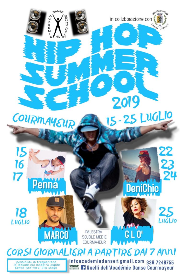 Hip hop summer school a Courmayeur