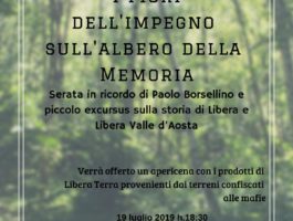 Libera Valle d\'Aosta ricorda Paolo Borsellino