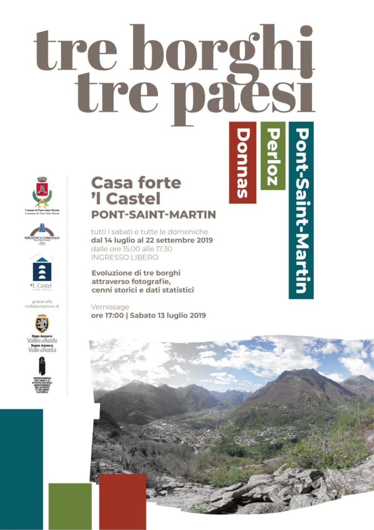 Tre borghi, tre paesi: la mostra fotografica a 'l Castel di Pont-Saint-Martin