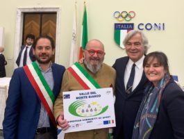La Valle del Monte Bianco è Comunità europea dello Sport 2021