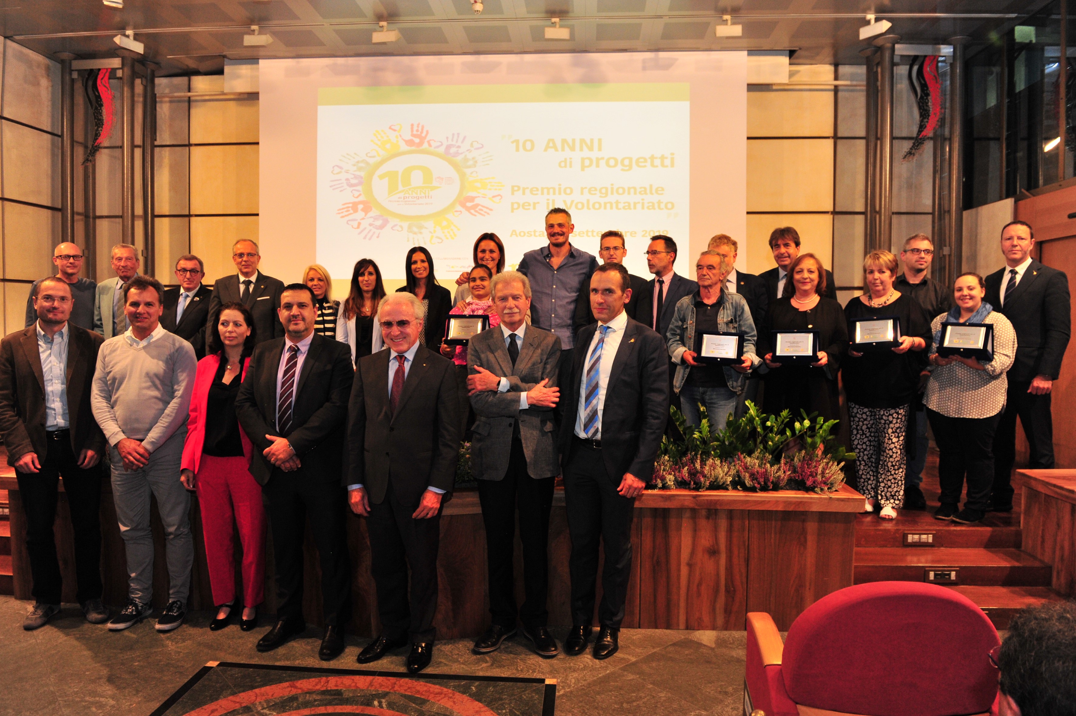 10 anni di Premio per il volontariato in Valle d\'Aosta