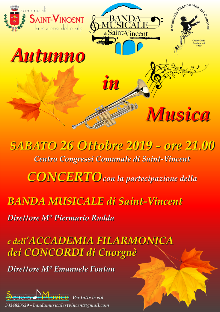 Autunno in musica a Saint-Vincent