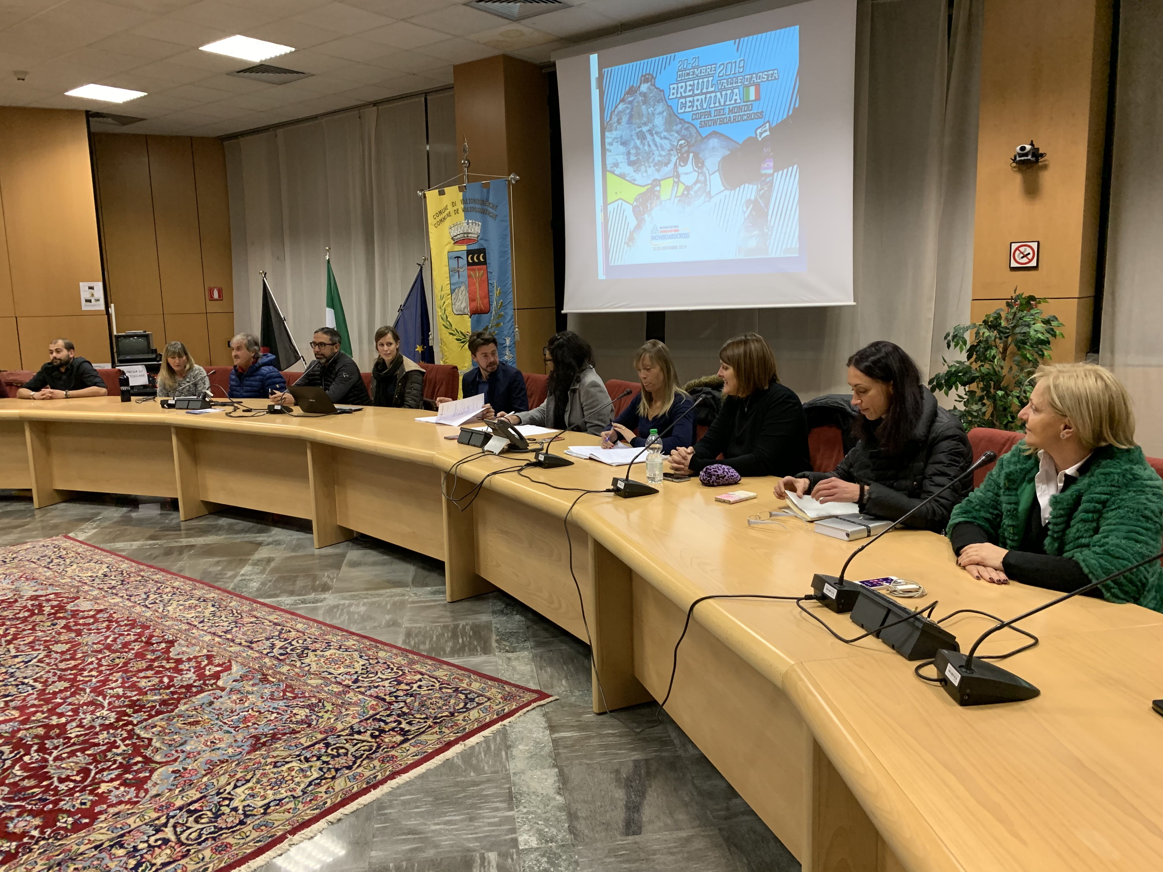 Consiglio comunale a Valtournenche il 6 novembre 2019