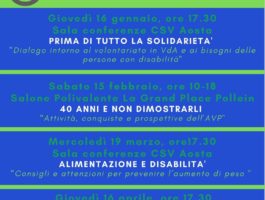 Quattro incontri per parlare di disabilità e volontariato