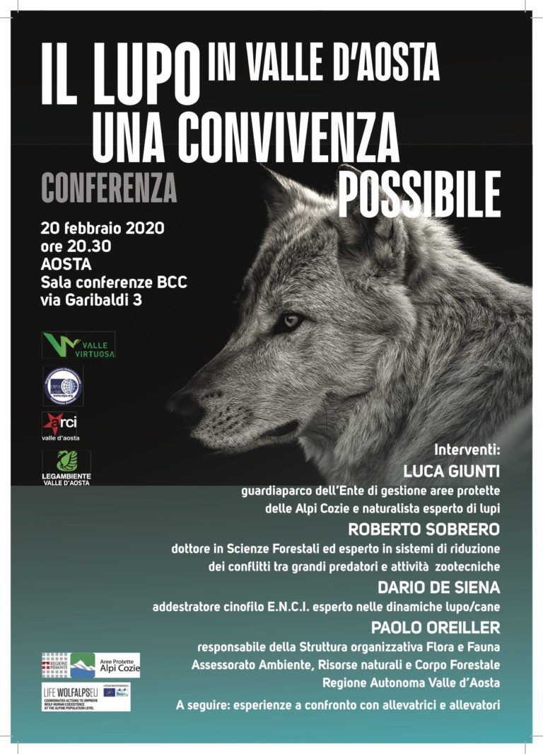 Una conferenza sulla convivenza con il lupo