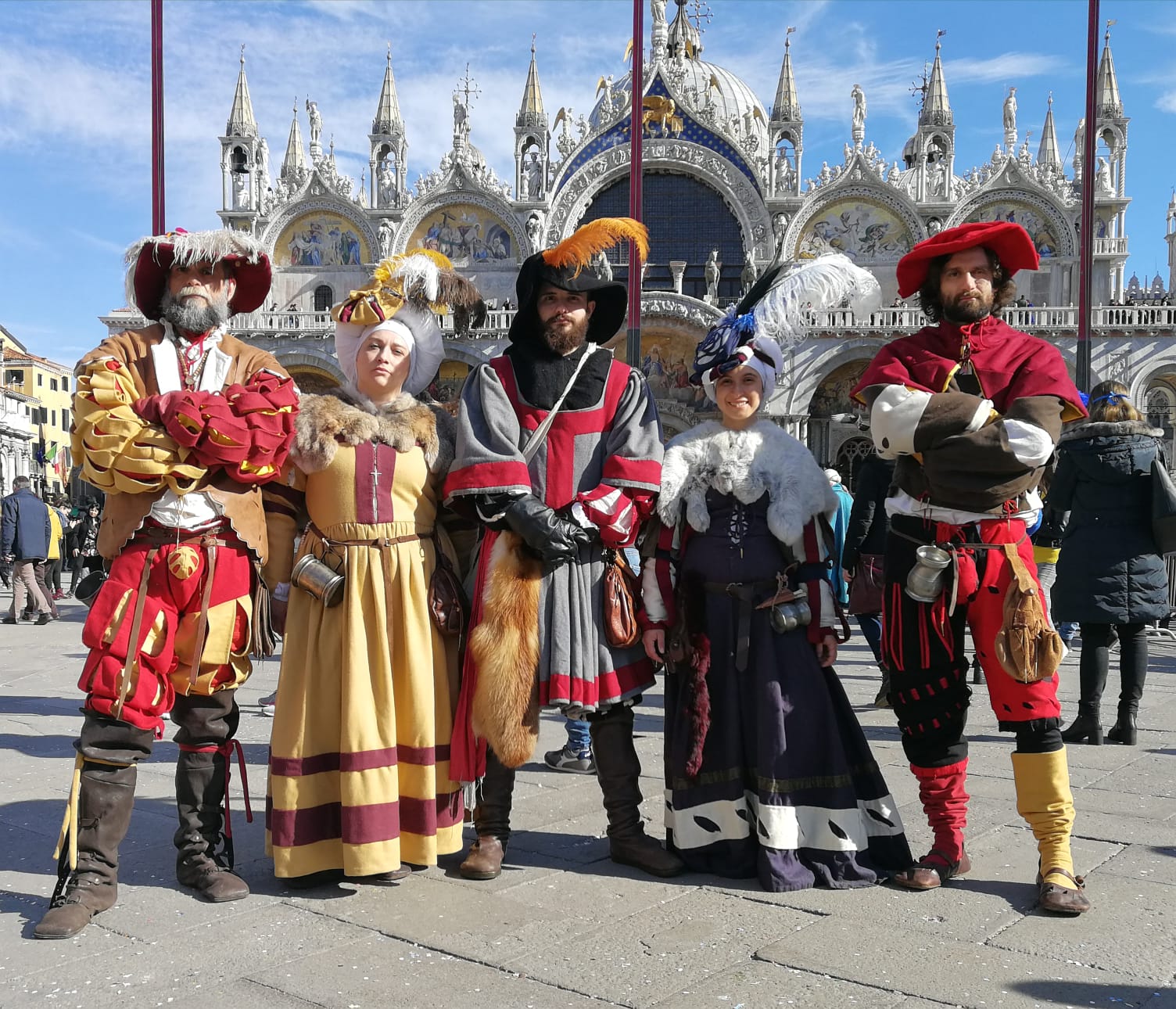 Chevaliers de Arpitan scorta del Doge al Carnevale di Venezia