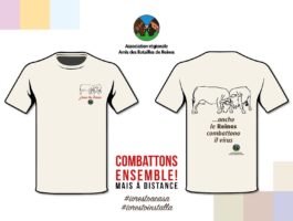 Coronavirus: una maglietta degli Amis des Batailles de Reines per sostenere il Parini