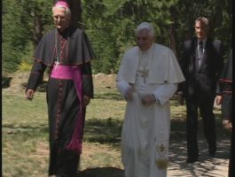 2005 - L\'Angelus di Benedetto XVI a Les Combes