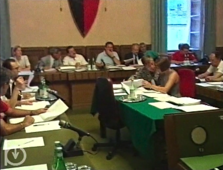 1994 - Tele Alpi: Consiglio comunale ad Aosta