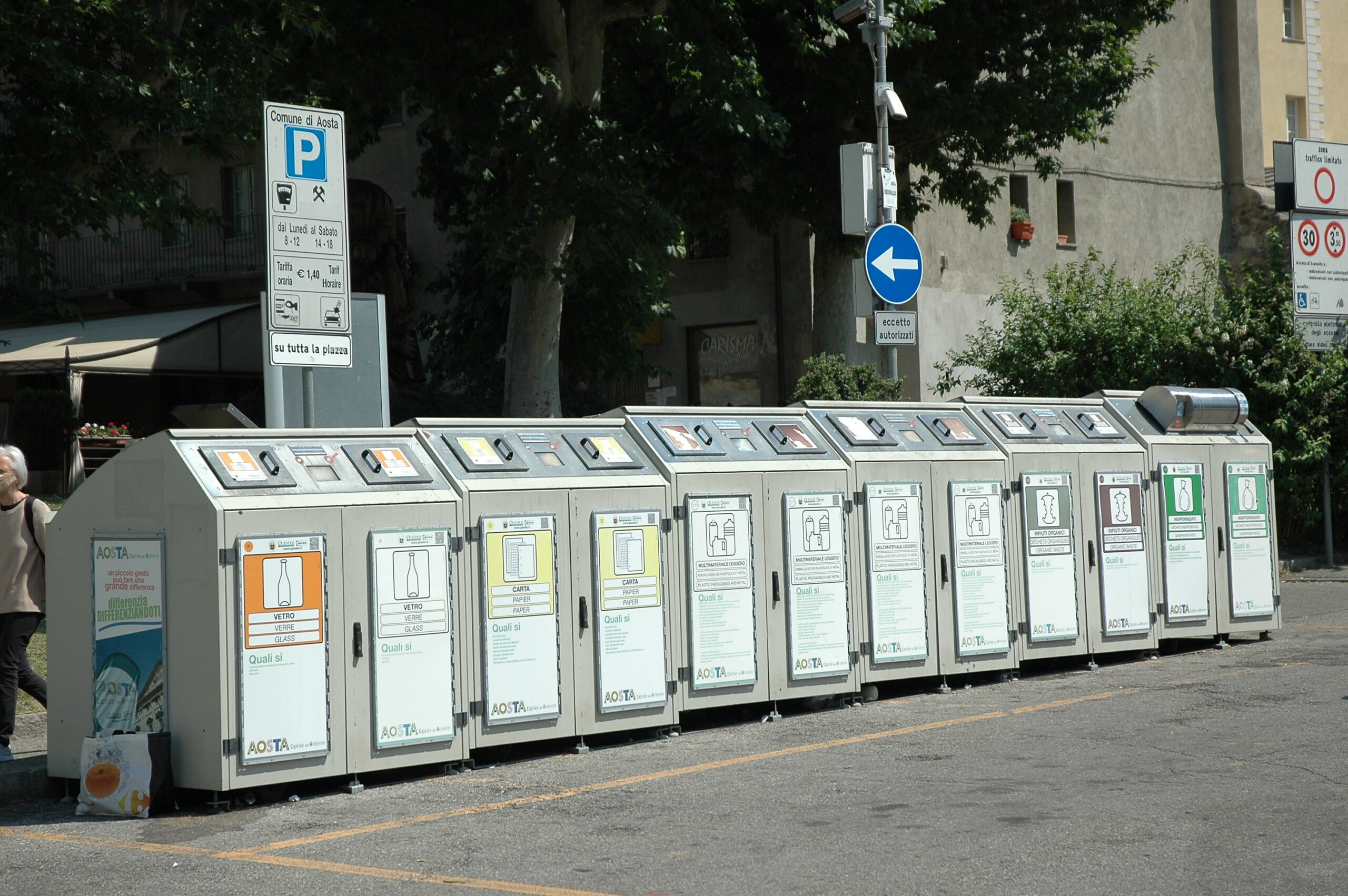 Nuovo servizio di raccolta porta a porta dei tessili-sanitari ad Aosta